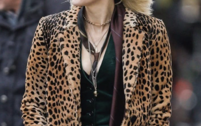 Coat alterations, the rediscovery of my leopard print coat